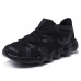 Men Lace Up Breathable Microfiber Sneakers Casual Sports Shoes Men Lace Up Breathable Microfiber Sneakers Casual Sports Shoes