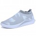 Men Breathable Elastic Knitted Farbic Casual Sneakers Men Breathable Elastic Knitted Farbic Casual Sneakers
