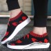 Men Breathable Elastic Knitted Farbic Casual Sneakers Men Breathable Elastic Knitted Farbic Casual Sneakers