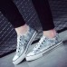 Men Casual Shoes Lace Up Canvas Breathable Outdoor Flat Fashion Sneakers Men Casual Shoes Lace Up Canvas Breathable Outdoor Flat Fashion Sneakers
