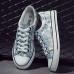 Men Casual Shoes Lace Up Canvas Breathable Outdoor Flat Fashion Sneakers Men Casual Shoes Lace Up Canvas Breathable Outdoor Flat Fashion Sneakers