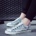 Men Casual Shoes Lace Up Canvas Breathable Outdoor Flat Fashion Sneakers Men Casual Shoes Lace Up Canvas Breathable Outdoor Flat Fashion Sneakers