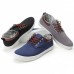Mens Low-Top Board Casual Canvas Shoes Lace Up Flats Mens Low-Top Board Casual Canvas Shoes Lace Up Flats