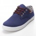 Mens Low-Top Board Casual Canvas Shoes Lace Up Flats Mens Low-Top Board Casual Canvas Shoes Lace Up Flats