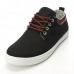 Mens Low-Top Board Casual Canvas Shoes Lace Up Flats Mens Low-Top Board Casual Canvas Shoes Lace Up Flats