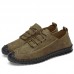 Men Casual Microfiber Hand Stitching Two-wear Way Loafers Men Casual Microfiber Hand Stitching Two-wear Way Loafers