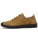 Men Casual Microfiber Hand Stitching Two-wear Way Loafers Men Casual Microfiber Hand Stitching Two-wear Way Loafers