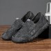 Men Casual Soft Canvas Daily Walking Slip-on Flats Men Casual Soft Canvas Daily Walking Slip-on Flats
