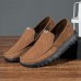 Men Casual Soft Canvas Daily Walking Slip-on Flats Men Casual Soft Canvas Daily Walking Slip-on Flats