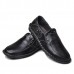 Men Comft Casual Elastic Band Genuine Leather Slip On Loafers Flats Men Comft Casual Elastic Band Genuine Leather Slip On Loafers Flats