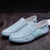 Men Comfy Casual Canvas Loafers Slip On Driving Shoes Men Comfy Casual Canvas Loafers Slip On Driving Shoes