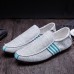 Men Comfy Casual Canvas Loafers Slip On Driving Shoes Men Comfy Casual Canvas Loafers Slip On Driving Shoes