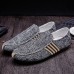 Men Comfy Casual Canvas Loafers Slip On Driving Shoes Men Comfy Casual Canvas Loafers Slip On Driving Shoes