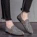 Men Comfy Casual Canvas Loafers Slip On Driving Shoes Men Comfy Casual Canvas Loafers Slip On Driving Shoes