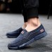 Men Breathable Denim Slip On Casual Flats Loafers Men Breathable Denim Slip On Casual Flats Loafers