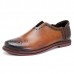 US Size6.5-11 Men Casual Soft Sole Comfy Brogue Style Genuine Leather Flats Oxfords Shoes US Size6.5-11 Men Casual Soft Sole Comfy Brogue Style Genuine Leather Flats Oxfords Shoes