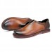 US Size6.5-11 Men Casual Soft Sole Comfy Brogue Style Genuine Leather Flats Oxfords Shoes US Size6.5-11 Men Casual Soft Sole Comfy Brogue Style Genuine Leather Flats Oxfords Shoes