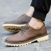 Men Casual Soft Lace Up Daily Work Loafers Men Casual Soft Lace Up Daily Work Loafers