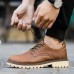 Men Casual Soft Lace Up Daily Work Loafers Men Casual Soft Lace Up Daily Work Loafers