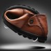 Men Lightweight Genuine Leather Casual Slip-on Flats Men Lightweight Genuine Leather Casual Slip-on Flats