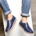 Men Casual Waterproof Soft Flats Woven Style Slip On Flats Loafers Men Casual Waterproof Soft Flats Woven Style Slip On Flats Loafers