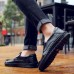 Men Soft Decorative Stitching Slip-on Business Casual Flats Men Soft Decorative Stitching Slip-on Business Casual Flats