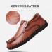 Men Soft Decorative Stitching Slip-on Business Casual Flats Men Soft Decorative Stitching Slip-on Business Casual Flats