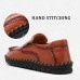 Men Soft Decorative Stitching Slip-on Business Casual Flats Men Soft Decorative Stitching Slip-on Business Casual Flats