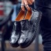 Men Soft Decorative Stitching Slip-on Business Casual Flats Men Soft Decorative Stitching Slip-on Business Casual Flats