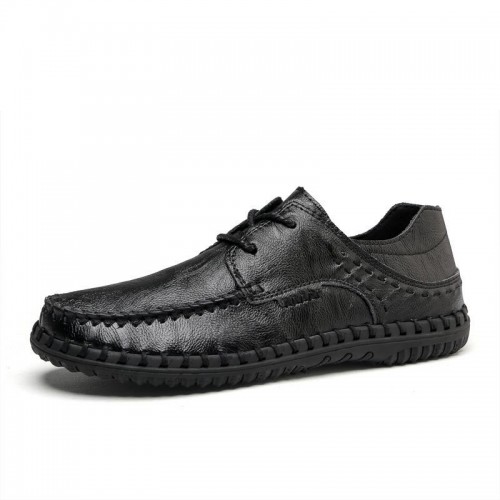 Hand Stitching Genuine Leather Soft Daily Casual Flats Hand Stitching Genuine Leather Soft Daily Casual Flats