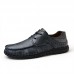 Hand Stitching Genuine Leather Soft Daily Casual Flats Hand Stitching Genuine Leather Soft Daily Casual Flats
