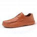 Hand Stitching Genuine Leather Soft Daily Casual Flats Hand Stitching Genuine Leather Soft Daily Casual Flats
