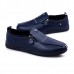 Breathable Men Slip-on Size Zipper Leather Flats Breathable Men Slip-on Size Zipper Leather Flats