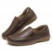 Men Comfy Genuine Leather Flats Soft Sole Loafers Men Comfy Genuine Leather Flats Soft Sole Loafers