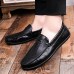 Men Casual Soft Sole Slip On Leather Loafers Driving Flats Men Casual Soft Sole Slip On Leather Loafers Driving Flats