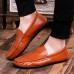 Men Casual Soft Sole Slip On Leather Loafers Driving Flats Men Casual Soft Sole Slip On Leather Loafers Driving Flats