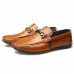 Men Morden Style Genuine Leather Driving Flats Men Morden Style Genuine Leather Driving Flats