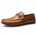 Men Morden Style Genuine Leather Driving Flats Men Morden Style Genuine Leather Driving Flats