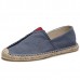 Men Casual Hand Stitching Canvas Espadrille Loafers Flats Men Casual Hand Stitching Canvas Espadrille Loafers Flats