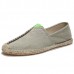 Men Casual Hand Stitching Canvas Espadrille Loafers Flats Men Casual Hand Stitching Canvas Espadrille Loafers Flats