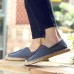 Men Casual Hand Stitching Canvas Espadrille Loafers Flats Men Casual Hand Stitching Canvas Espadrille Loafers Flats