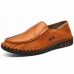 Men Hand-made Knitted Sewing Soft Business Casual Flats Men Hand-made Knitted Sewing Soft Business Casual Flats