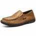 Men Hand-made Knitted Sewing Soft Business Casual Flats Men Hand-made Knitted Sewing Soft Business Casual Flats