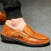 Men Hand-made Knitted Sewing Soft Business Casual Flats Men Hand-made Knitted Sewing Soft Business Casual Flats