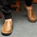 Men Hand-made Knitted Sewing Soft Business Casual Flats Men Hand-made Knitted Sewing Soft Business Casual Flats