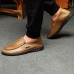 Men Hand-made Knitted Sewing Soft Business Casual Flats Men Hand-made Knitted Sewing Soft Business Casual Flats