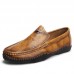 Men Soft Casual Decorative Stitching Slip On Flats Men Soft Casual Decorative Stitching Slip On Flats
