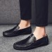 Men Soft Casual Decorative Stitching Slip On Flats Men Soft Casual Decorative Stitching Slip On Flats