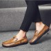Men Soft Casual Decorative Stitching Slip On Flats Men Soft Casual Decorative Stitching Slip On Flats