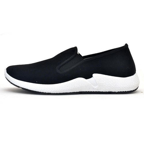 Men Soft Lightweight Breathable Elastic Band Slip-on Flats Men Soft Lightweight Breathable Elastic Band Slip-on Flats
